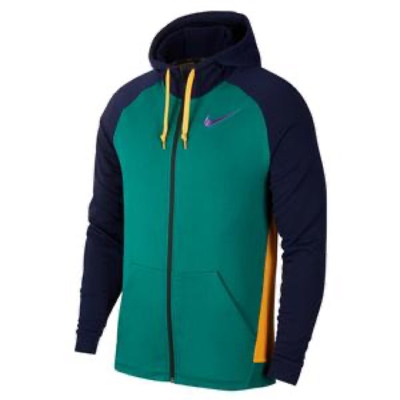 Nike dri-fit colour block zip up hoodie - Picture 6 of 8
